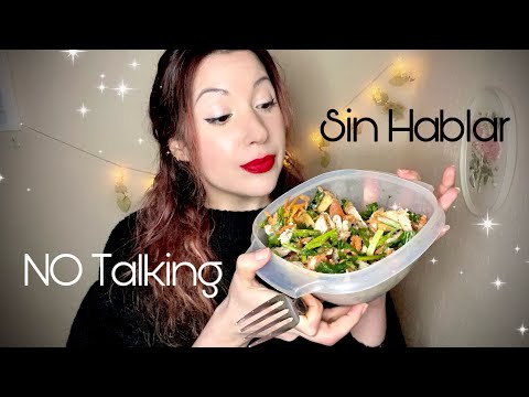 ASMR COMIENDO Ensalada Sin Hablar | ASMR EATING Salad - No Talking | Mukbang