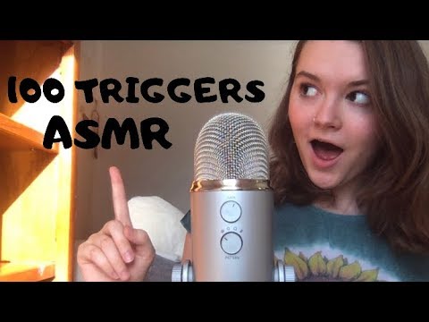 ASMR 100 TRIGGERS IN 10 MINUTES CHALLENGE