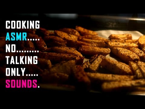 Comment faire des frites maison au four (sans friteuse) (ASMR cuisine no talking)
