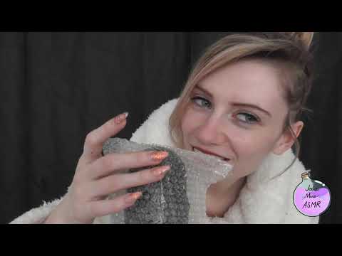 ASMR - *No ads* Rustling Sounds/Bubble Wrap/whispers