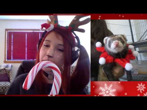 Merry Christmas Stream! HOW LONG CAN I EAT THIS GIANT ASS CANDY CANE?