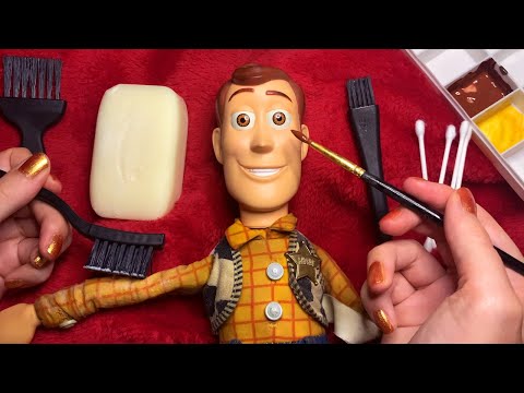 ASMR Woody Repair and Cleaning (Whispered)