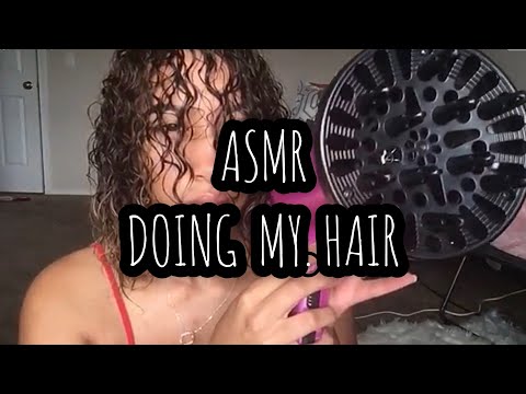 ASMR DOING MY HAIR WITH LAYERED MOUTH SOUNDS | ASMR LYSS ✨