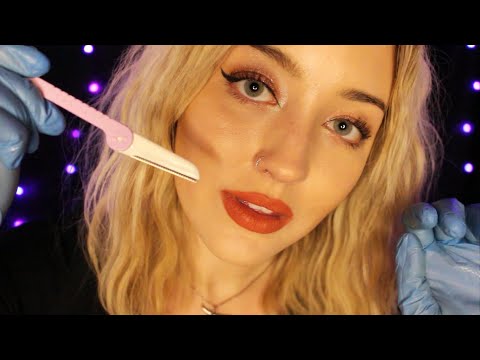 ASMR Face Cleaning, Shaving and Massage ~ Roleplay