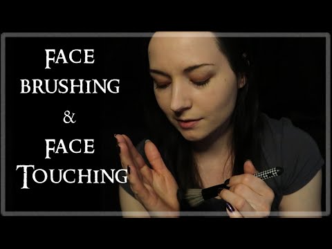 ASMR Relaxing Face Brushing ⭐ Face Touching ⭐ Personal Attention ⭐ Soft Spoken