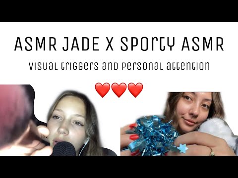 ASMR visual triggers + personal attention 💜 collab with ASMR JADE