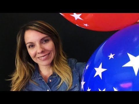 ASMR - Blowing up Rubber Balloons - Rubber Sounds - Balloon Tapping -Viewer Requested - Whispering