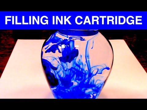ASMR - How I Refill an Ink Cartridge