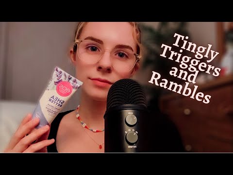 ASMR | TINGLY TRIGGERS, RAMBLES, AND LOTION SOUNDS (Custom Video)