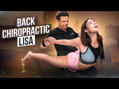 ASMR CHIROPRACTIC, BACK CRACKING AND STRETCHING | CHIROPRACTIC ADJUSTMENTS FOR LISA