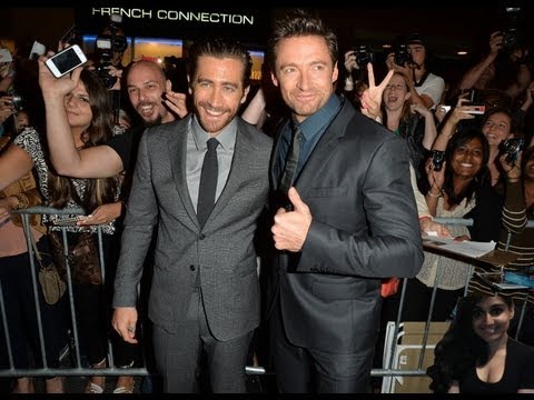 Hugh Jackman TIFF 2013 Wolverine Pals Around With Jake Gyllenhaal At Prisoners Red Carpet - review