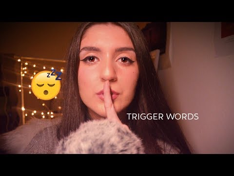 Repeating Trigger Words ✨ ASMR ✨ (with fluffy mic scratching, mouth sounds, ear to ear)