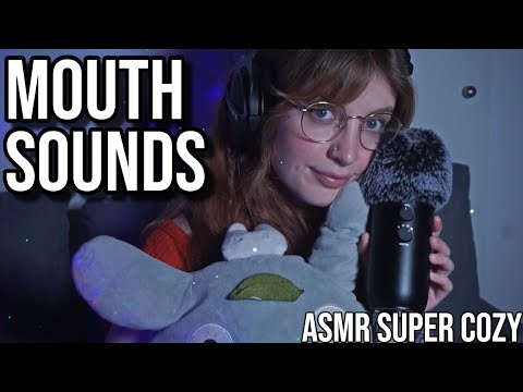 ASMR MOUTH SOUNDS in my sofa, super cozy and with TOTORO😴✨ENG&ESP