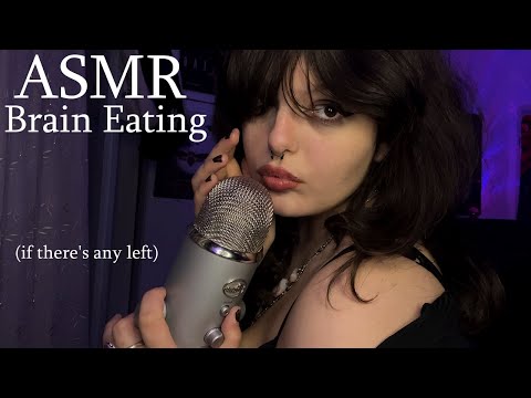 Brain Eating ASMR | Intense Mouth Sounds, Ear Eating, Breathy Whispetrs