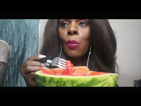 Eating Sounds ASMR Watermelon