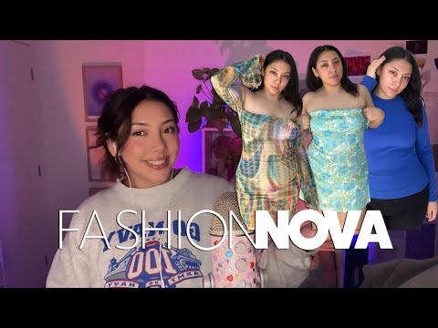 ASMR Mid-Size Fashion Nova Try-On Haul