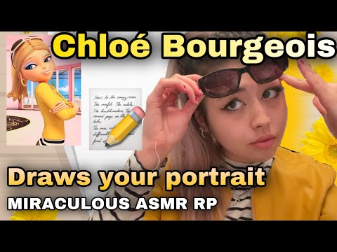 Chloé Bourgeois draws your portrait 🎨 ✍️ - MIRACULOUS ASMR (fast paced)