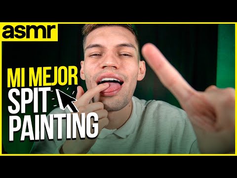 asmr spit painting para dormir - asmr español