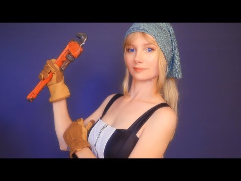 ASMR Automail Mechanic Fixes You 🛠 Fullmetal Alchemist Role Play ~ Winry Rockbell Cosplay