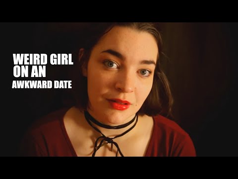 ASMR Weird Girl on an Awkward Dinner Date ❤️ Jazz Ambience and Soft-speaking [Binaural]