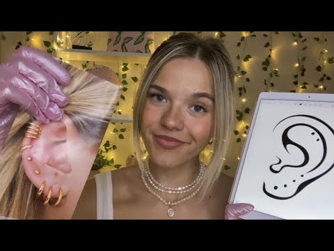 ASMR Piercing Your Ears Roleplay👂