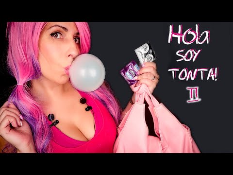 ASMR | PINKY la PIJA II ( fresa ) del ASMR te ENSEÑA su BOLSO | SUSURROS para DORMIR