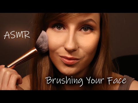 ASMR Brushing You To Sleep + Hand Movements, Touching Your Face [with Sound]