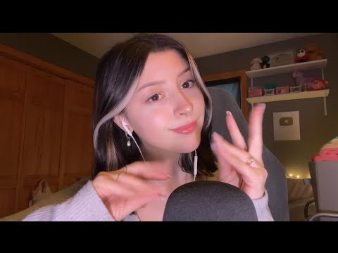 ASMR Inaudible Whispers & Hand Sounds 🫶🏻🫧 up close mouth sounds, whispers, visual triggers