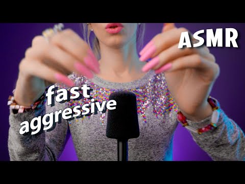 ASMR Fast Aggressive Pure Fabric Scratching,  Nail Tapping Random Triggers ASMR