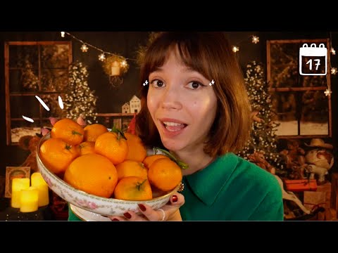 ASMR 🎄 Je t'offre des oranges pour Noël (généreux)