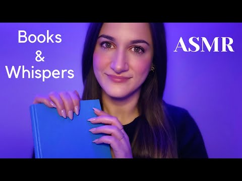 ASMR • Book Tapping & Scratching (Close Whispering)
