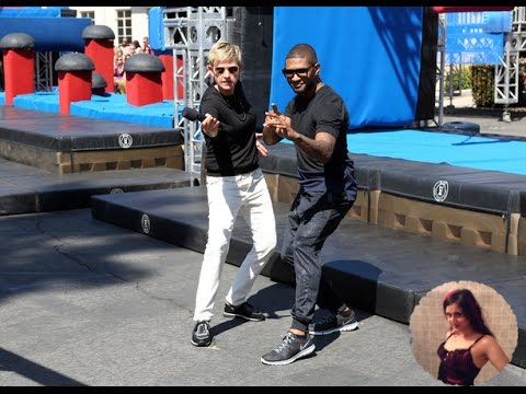 TheEllenShow Usher Becomes an American Ninja Warrior ellen degeneres show is cool