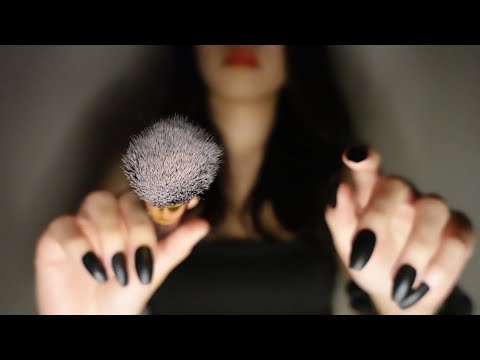 ASMR | Brush away Negative Energy in a sassy way💁🏻‍♀️ | Fast, inaudible whispering, mouth sounds