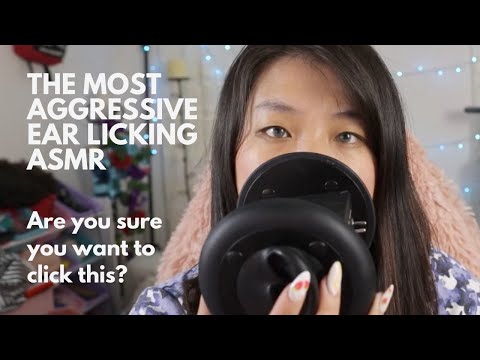 ASMR Ear Licking Most Aggressive Ear Licking Ever