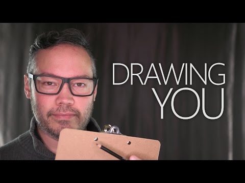 Drawing You With A Pencil ~ ASMR/Writing Sounds/Binaural