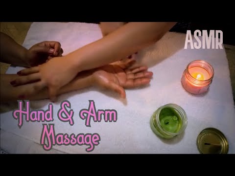 [ASMR] ✋💪 Sleep Inducing Hand & Arm Massage | Skin Sounds, Lotion Sounds, Towel Rubbing