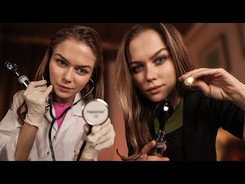 ASMR Home Doctor Physical Exam with My Sister Alisa, Bilingual Medical RP