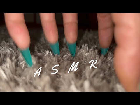 ASMR tap n scratch - around the room | no talking | carpet,rug scratching