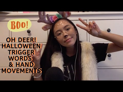 ASMR | Halloween Trigger Words, Mouth Sounds, and Hand Movements