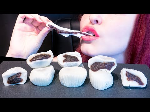 ASMR: Ultra Gooey & Squishy Red Bean Mochi | Japanese Rice Cakes 🍡 ~ Relaxing Eating [No Talking|V]😻