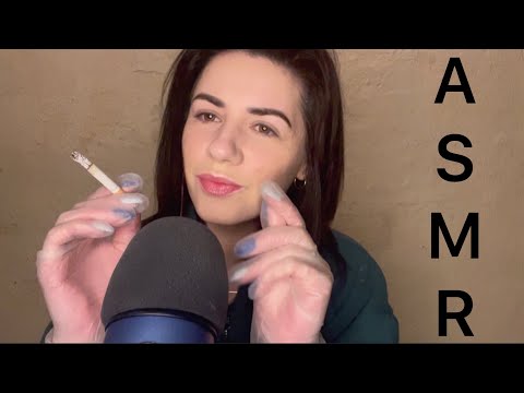 ASMR | Surgical Gloves (Crinkles, Hand Movements & Smoking)