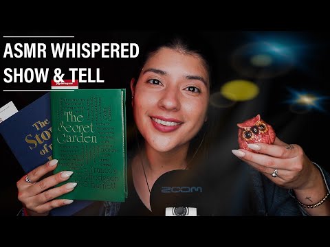 ASMR WHISPERING SHOW & TELL | ASKING YOU QUESTIONS