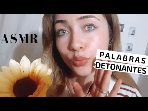 ASMR ARGENTINA 💤😴 // PALABRAS DETONANTES para dormir/ con voz bajita⭐🌙