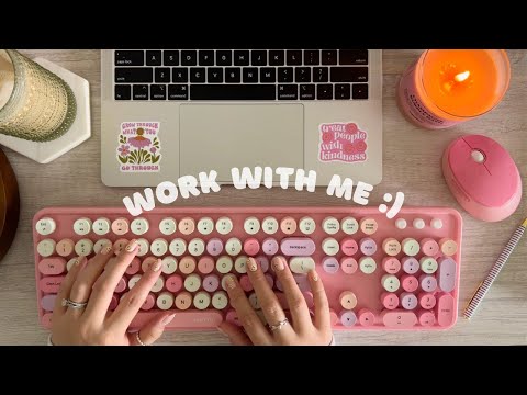 background asmr | perfect to work, study, sleep to | mouse clicking & keyboard typing (no talking) 💗