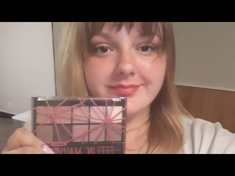 ASMR- Tapping on Makeup Palette & Whispering (requested)