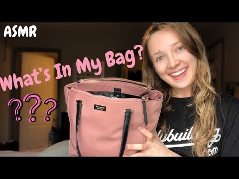 ASMR Whats in My Bag? | Soft Whisper ASMR |