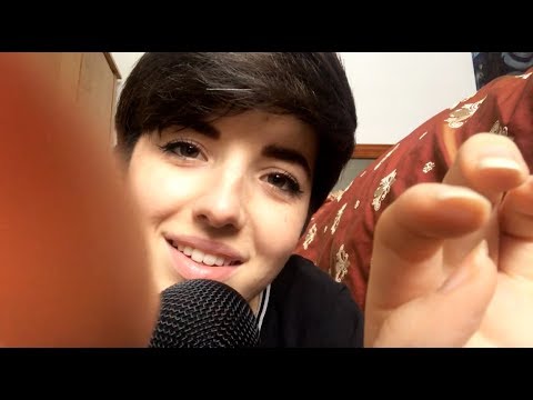 ASMR Up Close Breathy Whispers (personal attention/gentle face touches/"it's okay")