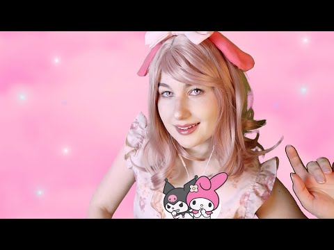 ASMR My Melody & Kuromi's Salon ~ Makeover Roleplay 🌸 Collab w/SweetSnoozeASMR