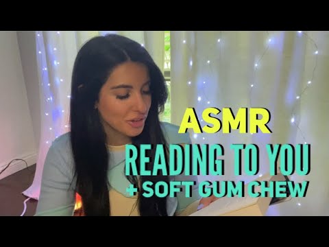 ASMR Learn w/ Me - Gum Chewing and Reading to You - Book Soundzzz 📖 😴 💤Part 2 Educational ASMR📚 📕 📖