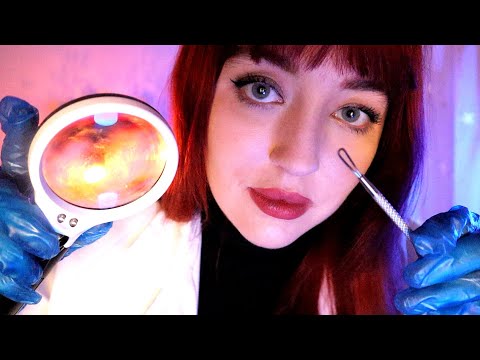 ASMR Skin Exam Roleplay with Blackhead Extraction